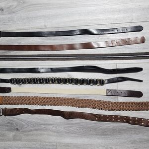 Womens Vintage Y2K 8 Belt Bundle size small